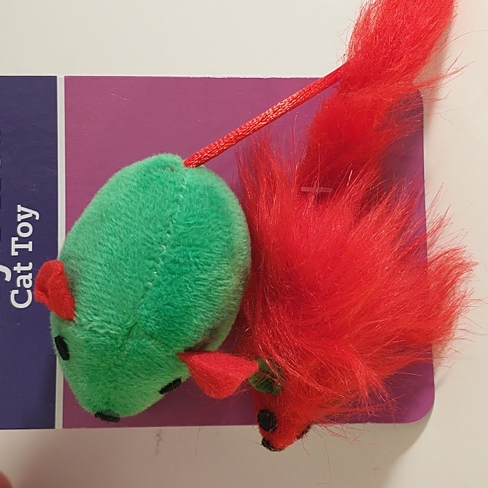 Forever Pals Cat Toys Festive Donut and Furry Mice - Picture 3 of 7